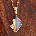 Destiny Harmony 14kt Gold & Diamond Opal Pendant Destiny Harmony 14kt Gold & Diamond Opal Pendant