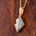 * 1 Destiny Harmony 14kt Gold & Diamond Opal Pendant