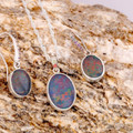 Rainbow Waltz Couture Sterling Silver Opal Jewellery Set