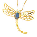 Eternal Spectrum Yellow Gold Plated Opal Pendant