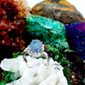 * Emerald Tide Sterling Silver Opal Ring