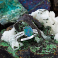 Marine Majesty Sterling Silver  Australian Opal Ring Marine Majesty Sterling Silver  Australian Opal Ring