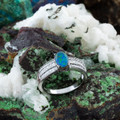 Ocean Serenity Sterling Silver  Australian Opal Ring Ocean Serenity Sterling Silver  Australian Opal Ring