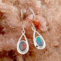 Rainbow Radiance Sterling Silver Opal Drop Earrings Rainbow Radiance Sterling Silver Opal Drop Earrings