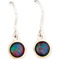 Oceanic Glow Sterling Silver Opal Drop Earrings Oceanic Glow Sterling Silver Opal Drop Earrings