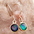 Oceanic Glow Sterling Silver Opal Drop Earrings Oceanic Glow Sterling Silver Opal Drop Earrings