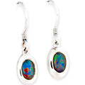 Starlight Glow Sterling Silver Opal Drop Earrings Starlight Glow Sterling Silver Opal Drop Earrings