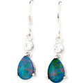 Mystic Glow Sterling Silver Opal Drop Earrings Mystic Glow Sterling Silver Opal Drop Earrings