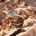 Solar Flare 14KT Gold Opal Ring