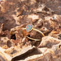 * Cotton Candy Express 14KT Gold Opal Ring