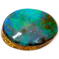 Galactic Ocean: Genuine Solid Boulder Opal Gemstone