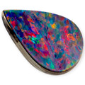 Golden Horizon Black Opal Gemstone