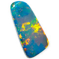 Spectrum Flame Doublet Opal Gemstone