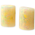 Golden Spark Solid White Opal Gemstones