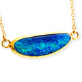 * A Phoenix Fire 14KT Gold Opal Pendant