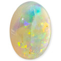 Flashing flame Solid Black Opal Gemstone