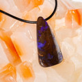 Opalton Earth Slide Boulder Opal Slide Pendant
