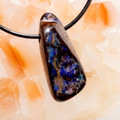 Celestial Glide Boulder Opal Slide Pendant