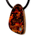 Eon Stone Boulder Opal Slide Pendant