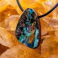 Rift Valley Boulder Opal Slide Pendant