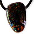 Matrix Ancient Boulder Opal Slide Pendant