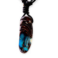 Primal Stream Boulder Opal Slide Pendant