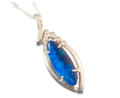 CRYSTAL MOUNTAIN 18KT WHITE GOLD & DIAMOND OPAL NECKLACE & 14KT GOLD WHITE OPAL CHAIN(Custom order)