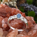 CELESTIAL RAINFIRE STERLING SILVER OPAL RING