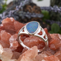MYTHIC RAINSONG STERLING SILVER OPAL RING