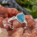 AURORA MYTHLIGHT STERLING SILVER OPAL RING