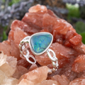 AURORA MYTHLIGHT STERLING SILVER OPAL RING