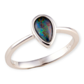 ENCHANTED COLORSONG STERLING SILVER OPAL RING