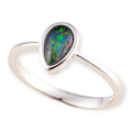 ENCHANTED COLORSONG STERLING SILVER OPAL RING