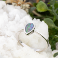 CELESTIAL MYTHWAVE STERLING SILVER OPAL RING