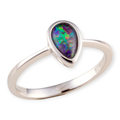 CELESTIAL MYTHWAVE STERLING SILVER OPAL RING