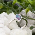 CELESTIAL MYTHWAVE STERLING SILVER OPAL RING