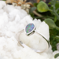 CELESTIAL MYTHWAVE STERLING SILVER OPAL RING
