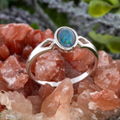 ETHEREAL SKYWEAVE STERLING SILVER OPAL RING