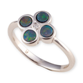 MYTHIC LUMINA STERLING SILVER OPAL RING
