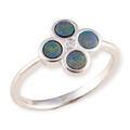 MYTHIC LUMINA STERLING SILVER OPAL RING