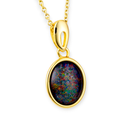 FAERIE PRISMEMBER 18KT GOLD PLATED PENDANT
