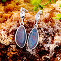 * 1 SUPERNOVA RAINBOW OPAL DROP EARRINGS