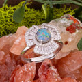 * ASTRAL TIDAL MOTION STERLING SILVER OPAL RING