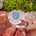 * ASTRAL TIDAL MOTION STERLING SILVER OPAL RING