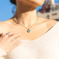 *  1 Australian Opal Heart Shaped Necklace