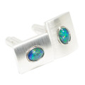 BALLROOM BLAST STERLING SILVER OPAL CUFFLINKS BALLROOM BLAST STERLING SILVER OPAL CUFFLINKS