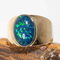 WHERE THE WILD THINGS ARE 14K YELLOW GOLD AUSTRALIAN OPAL RING