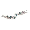 RAINBOW FAIRY STERLING SILVER AUSTRALIAN OPAL EARRINGS