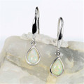 *  A MAGIC SPELL STERLING SILVER AUSTRALIAN OPAL DROP EARRINGS