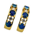 COUTURE GOLD PLATED AUSTRALIAN OPAL DROP EARRINGS
